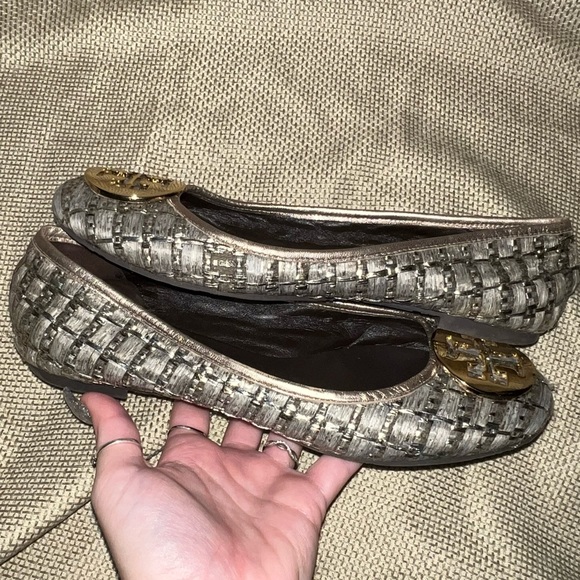 Straw Tory Burch Flats - Picture 3 of 6